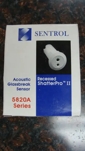 5820a-w Sentrol Glassbreak Sensor Recessed Ge Security New