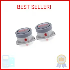 Shackcom 194452673070 Water Leak Detector 2 Pack Alarm 110db Wireless Waterproof And B