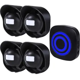 Shaogax 339402094562 Driveway Alarm-328ft Long Range Wireless Alarm Weatherproof Outdoor Mot