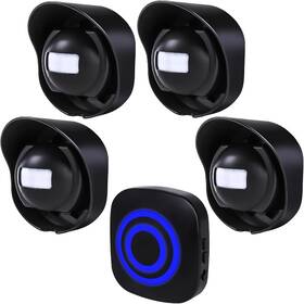 Shaogax 445024036032 Driveway Alarm-328ft Long Range Wireless Alarm Weatherproof Outdoor Mot