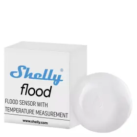 Shelly 445016361302 Flood Wireless Sensor With Temperature Measurement Dripping And Leaking
