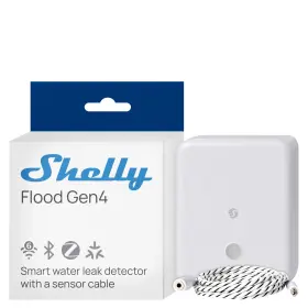 Gen4 Shelly 800238071714 Flood Wifi Bluetooth Zigbee Matter Smart Sensor With Le
