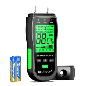 Mt28 Shenzhen Reddragon Instruments Co. Ltd Moisture Meters Digital Wood Tester Water Leak Blackcase Green