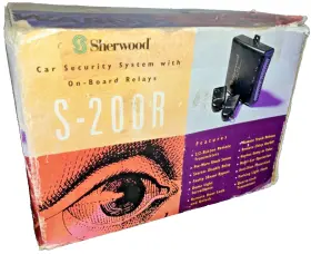 S-200r Sherwood Complete Car Security System With On-board Relays