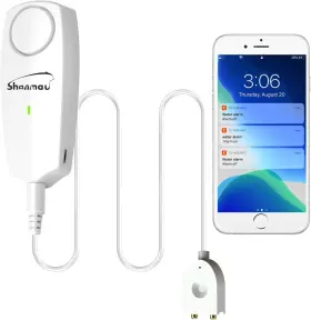 Xmall-snt921w Shonmau Wifi Water Sensor 100db Alarm Smart Leak Detector Tuya App Free Remote /