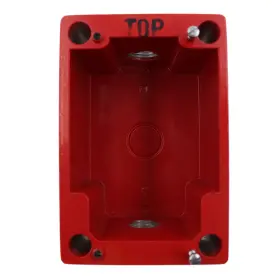 Siemens 703158652267 Box For Msm-k-wp Aluminum Weatherproof Pullstation Backbox Red