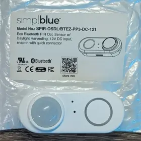 Btez-pp3-dc-121 Simplblue Spir-osdl/btez-pp3-dc-121 New Bluetooth Pir Motion Sensors
