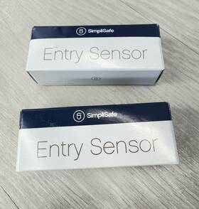 Simplisafe 37dl5 Original Generation Door/window Entry Sensor - New Lot Of 2