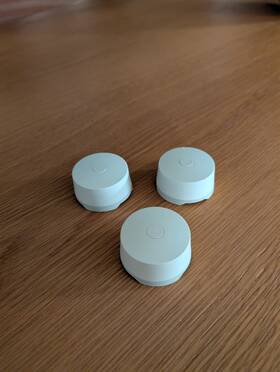 Simplisafe Ss3-water Lot Of 3 Water Leak Sensor Alarm Detector White Sswt3