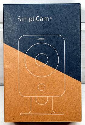Simplisafe Sscm1 Simplicam Model Brand New In Original Box/packing Black