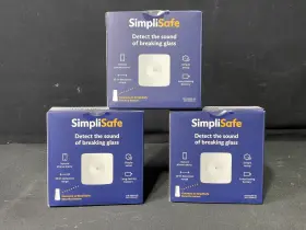 Ssgb3-rtl Simplisafe Glassbreak Sensor 20ft. Range Sound Detection 3pk New