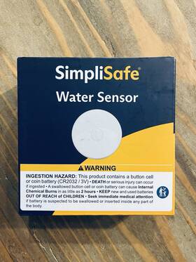 Simplisafe Str-10349-00 Water Sensor Open Box Leak Detector
