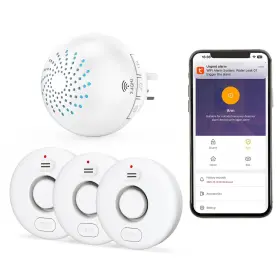 Singcall 702563605479 Wi-fi Water Sensor Alarm Leak Detector For Home Spill Wate