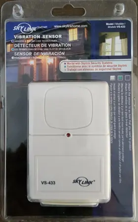 Vs-433 Skylink Technologies Inc Wireless Security System Vibration Sensors Vs-433 Skylink Technologies Inc Wireless Security System Vibration Sensors