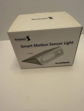 Smarson X0014euxa9 Smart Motion Sensor Light 3-pack New