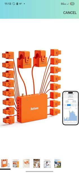 Smarthome Em16 Smart Home Energy Monitor Supports Assistant Real-time Accurate Energy