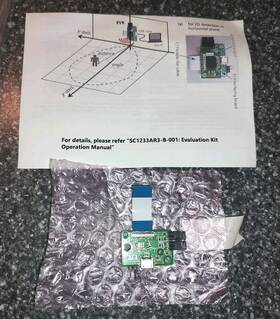 Socionext Sc1233ar3-b-001 24 Ghz Radar Motion/distance Sensor Evaluation Kit New