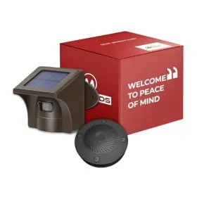 Hs002c-1t1 Solar 1/2 Mile Long Range Wireless Driveway Alarm 1 Receiver And Sensor
