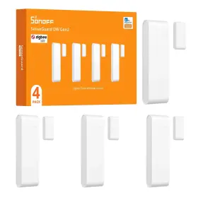 Snzb-04 Sonoff 4pcs Zigbee Door And Window Sensor Smart Contact Alarm App Control Snzb-04 Sonoff 4pcs Zigbee Door And Window Sensor Smart Contact Alarm App Control