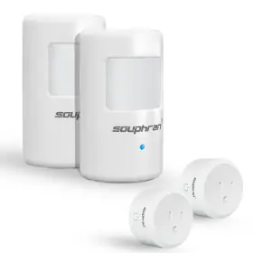 Mso-spk-eu2 Souphran Plugin Wireless Motion Activated Light Control No Wiring Adjustabl