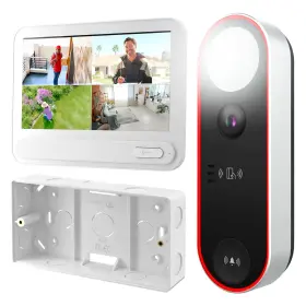 Sa-db-320-mon-tch7 Southwest Automated Security 2mp Ir White Led Doorbell Camera 2.3mm Indoor Intercom Monitor 7 Inch With