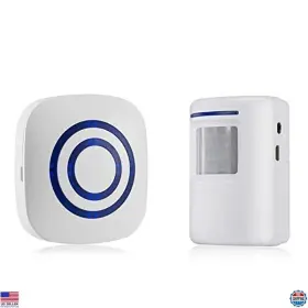 B06xys8vy4 Stanley Wireless Door Chime Motion Sensor Alarm With Plug-in Receiver And Pir Detector