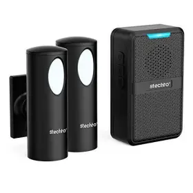 Stechro 619988711152 Driveway Alarm Wireless Motion Sensor Outside Weatherproof Dete
