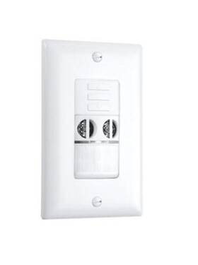 Steinel 54555 Dt-vs-dim-w 0-10 Volt Dimming Wall Switch Vacancy Sensor White