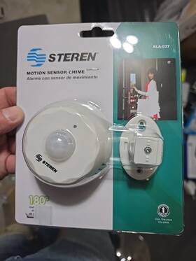 Steren Ala-037 Motion Sensor Door Chime Alarm - Never Opened