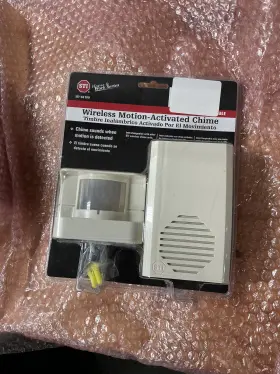 Sti-46100 Sti Home And Work Series Wireless Motion Activated Chime - New