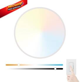 Stkzenod Ql-cl-01 20 Inch Large Led Flush Mount Ceiling Light -1pk White