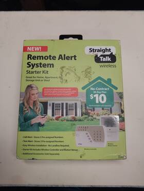 Straight Talk Ax54nc Wireless Remote Alert Alarm System Starter Kit Home Storage Shed