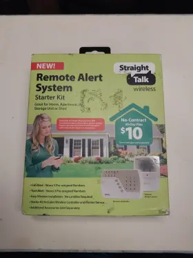 Ax54nc Straight Talk Wireless Remote Alert Alarm System Starter Kit Home Storage Shed