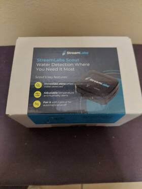 Streamlabs Slfp-1000-b Scout - Pkg. Of Three Leak Sensor For Early Water Detection Wifi
