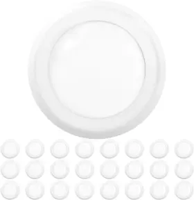 Sunco Lighting 810000079445 24 Pack 5/6 Inch Led Disk Lights Flush Mount Disc 2700k Soft White