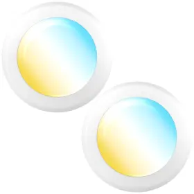 Dk56-15w-3k Sunco Lighting Dl 65k-2pk Led Disc Lights Ceiling 6 Inch Flush Mount Disk Light 2 Pack White