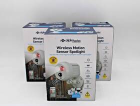 Swann Swalph-b400g2wpk1 Lot Of 3 Motion Sensor Spotlight