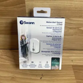 Swifi-motionpk2-gl Swann Wireless Indoor Motion Alert Sensor 2-pack Swann-motionpk2 New Open Box Swifi-motionpk2-gl Swann Wireless Indoor Motion Alert Sensor 2-pack Swann-motionpk2 New Open Box