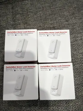 Switchbot 810150540413 Smart Water Leak Detector 100db Adjustable Alerts And App 4 Pack Switchbot 810150540413 Smart Water Leak Detector 100db Adjustable Alerts And App 4 Pack