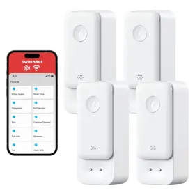 Switchbot 810150542639 Wifi Water Sensor 4 Pack Smart Leak Detector 100db Adjustable Alerts Switchbot 810150542639 Wifi Water Sensor 4 Pack Smart Leak Detector 100db Adjustable Alerts