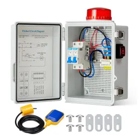 Syinghwan 762304842389 Sump Pump Alarm High Water Septic Tank Can Be Externally Connected To T