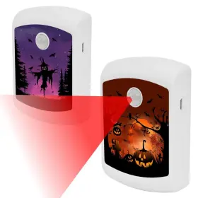Talking Products 060090910981 Halloween Pir Motion Sensor Sound Boxes With 6 Pre-recorded Scary Eff