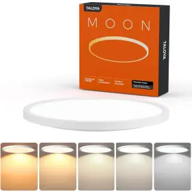 Yl254-20w-t-wemc2 Taloya 10 Inch Led Flush Mount Ceiling Light 10inch-1 Pack White 5cct