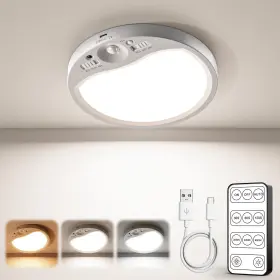 Skcl-160 Tanbaby Rechargeable Motion Sensor Ceiling Light Indoor With 1 Pack White
