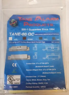 Tane-60qc Tane Alarm 9-pack New Good Condition