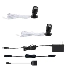 Taysing 756557386035 Led Spot Light Soft White-2 Pack Push Switch Taysing 756557386035 Led Spot Light Soft White-2 Pack Push Switch