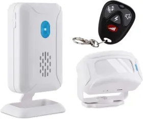 Tech 445011730752 1 Set 5 Mode Motion Sensor Alarm With Remote Control Wireless Infrared Home Sec