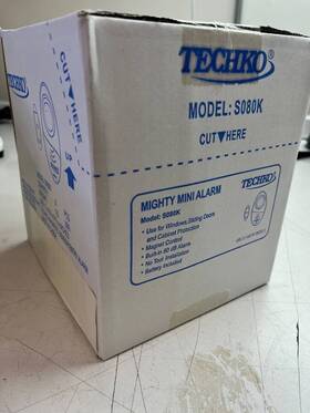 Techko S080k Might Mini Alarm - Lot Of 6