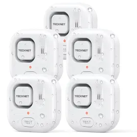 Tecknet 056243621897 Water Leak Detectors For Home 120db Sensor Alarm Detector Ip66 W Tecknet 056243621897 Water Leak Detectors For Home 120db Sensor Alarm Detector Ip66 W
