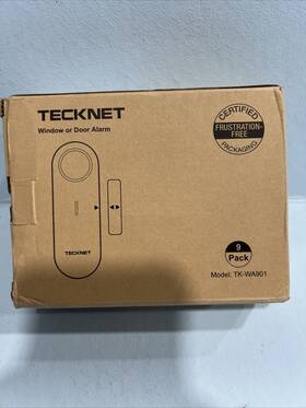Tecknet Tk-wa901 Window Or Door Alarm 9 Pack